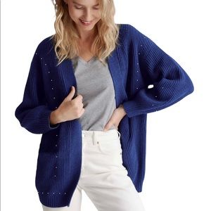 Mango Cardigan MNG Sweater Oversized Knit No Buttons Women’s Wrap Gift